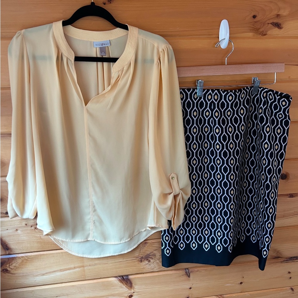 ✨blouse & skirt set✨